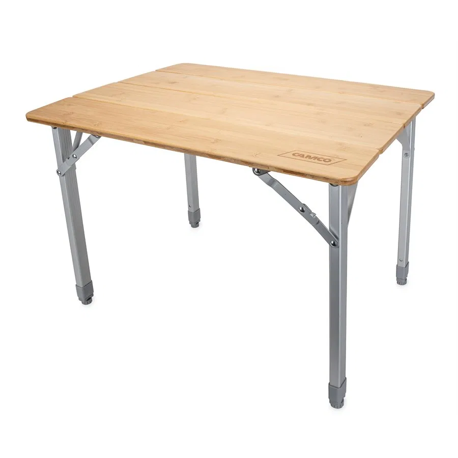 51895 – CAMCO Table, 25-1/2 Inch Length x 19-3/4 Inch Width Table Top 18 Or 25 Inch Height Adjustable Legs With Adjus...